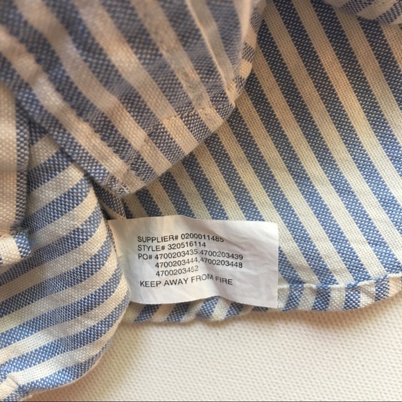 Ralph Lauren Boys Dress Shirt 12M Stripes Like Dad - Picture 4 of 6